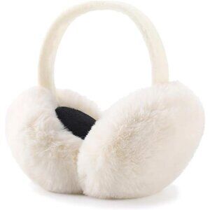 Winter Ear muffs Faux Fur Warm Earmuffs Cute Foldable Outdoor Ear